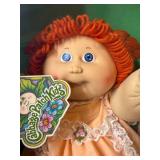 Cabbage Patch Kids - Coleco - Double Ponytail - Orange Hair - Blue Eyes - Girl - Dimples & Tooth - MIB
