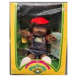 Cabbage Patch Kid - Coleco - 1985 - African American - Brown Hair - Brown Eyes - Boy - Dimples & Tooth - MIB