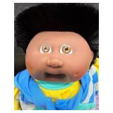 Cabbage Patch Kid - Coleco - Designer Line - African American - Crew Cut - Black Hair - Brown Eyes - Dimples - Missing Pacifier - No Box