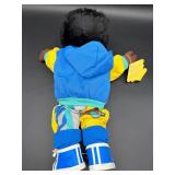 Cabbage Patch Kid - Coleco - Designer Line - African American - Crew Cut - Black Hair - Brown Eyes - Dimples - Missing Pacifier - No Box
