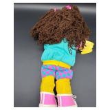 Cabbage Patch Kid - Coleco - Designer Line - African American - Brown Hair - Brown Eyes - Girl - Dimples - Missing Pacifier - No Box