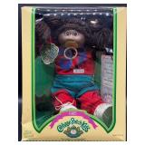 Cabbage Patch Kid - Coleco - 1985 - African American - Double Ponytail - Brown Hair - Brown Eyes - Girl - Dimples & Pacifier - MIB