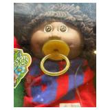 Cabbage Patch Kid - Coleco - 1985 - African American - Double Ponytail - Brown Hair - Brown Eyes - Girl - Dimples & Pacifier - MIB