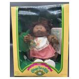Cabbage Patch Kid - Coleco - 1985 - African American - Double Ponytail - Brown Hair - Brown Eyes - Girl - Dimples & Tooth - MIB