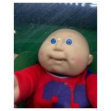Cabbage Patch Kids - Coleco - Bald - Blue Eyes - Boy - Dimples & Teeth - Hand Holds - MIB