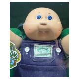 Cabbage Patch Kids - Coleco - 1985 - Bald - Blue Eyes - Dimples - MIB - Overalls