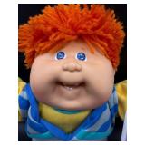 Cabbage Patch Kid - Designer Line - Coleco - Spike Hair - Orange Hair - Blue Eyes - Boy - No Dimple - Teeth - No Box