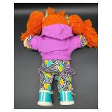 Cabbage Patch Kid - Designer Line - Coleco - Double Ponytail - Orange Hair - Violet Eyes - Girl - Dimples - No Box