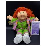 Cabbage Patch Kid - Designer Line - Coleco - Orange Hair - Green Eyes - Freckles & Teeth - No Box - Myra Meredith
