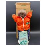 Cabbage Patch Kid - Coleco - African American - Bald - Brown Eyes - Single Dimple - with Box