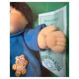 Cabbage Patch Kid - Coleco - Shag - Brown Hair - Brown Eyes - Boy - Freckles - MIB