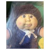 Cabbage Patch Kid - Coleco - Shag - Brown Hair - Brown Eyes - Boy - Dimples & Tongue - Hand Holds - MIB