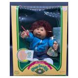 Cabbage Patch Kid - Coleco - Loop - Auburn Hair - Brown Eyes - Boy - Dimples & Teeth - Hand Holds - MIB