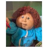 Cabbage Patch Kid - Coleco - Loop - Auburn Hair - Brown Eyes - Boy - Dimples & Teeth - Hand Holds - MIB