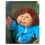 Cabbage Patch Kid - Coleco - Loop - Auburn Hair - Brown Eyes - Boy - Dimples & Teeth - Hand Holds - MIB