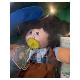 Cabbage Patch Kid - Coleco - 1985 - Ponytail - Brown Hair - Brown Eyes - Girl - Dimples & Tooth - Cowboy Hat - MIB