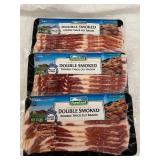 M - Farmland Double Smoked Double Thick Cut Bacon (Lot of 3)
