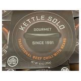 A - Kettle Solo Gourmet Traditional Beef Chili With Beans (Lot of 9)