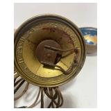 1930's Greist Mfg. Super Adjustable Desk Lamp with Brass Shade