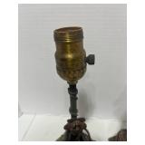 Two Vintage Table Lamp Bases  Metal Brass?