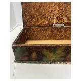 Beautiful 35' Hand Made Hand Painted Wooden Box