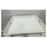 Cute Collapsible Wooden Serving Tray. Breakfast in Bed Anyone?