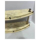 Vintage Art Deco Wall Shelf