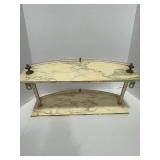 Vintage Art Deco Wall Shelf