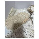 40+ Pieces of Vintage Fancy Work and Embroidered Doilies Etc.