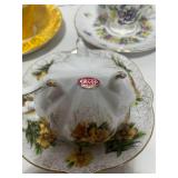 5 Vintage Cups and Saucers; Royal Ann, Royal Grafton, Relco, England