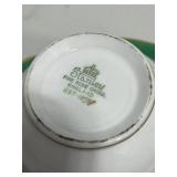 5 Vintage Cups and Saucers and bonus cup Lefton, Royal Ascot, Rosina, Salsbury, Stanley