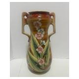 Vintage 16' Tall Double Handled Art Pottery Vase