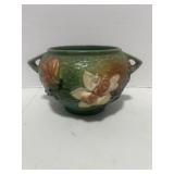 Vintage Roseville Art Pottery Jardiniere Green Magnolia