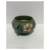 Vintage Roseville Art Pottery Jardiniere Green Magnolia