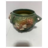 Vintage Roseville Art Pottery Jardiniere Green Magnolia