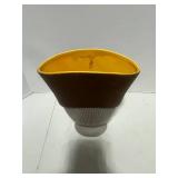 Vintage Red Wing Art Pottery Fan Vase