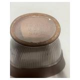 Vintage Red Wing Art Pottery Fan Vase