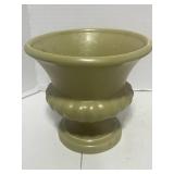 3 Vintage Green Pottery Pieces; McCoy Vase and Barrell Mug and Green Planter