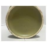 3 Vintage Green Pottery Pieces; McCoy Vase and Barrell Mug and Green Planter