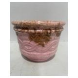 Two Vintage Planters. Turquoise McCoy and Pink McCoy