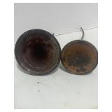 2 Vintage Thumb Oiler Cans