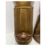 Vintage Gold Gilded Chalkware Wall Sconces