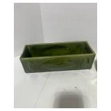 Vintage Haeger Green Planter and Green McCoy Planter