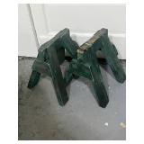 Pair of 18' Green Sawhorses