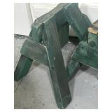Pair of 18' Green Sawhorses