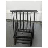 Antique Scandinavian Folding Gout Stool Used to Elevate Legs in the 18th Century
