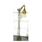 Wonderful Art Deco Metal Floor Lamp Beautiful!