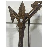 Wonderful Art Deco Metal Floor Lamp Beautiful!