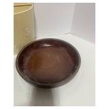 Two Tin Catch Alls and a Pottery Planter Base