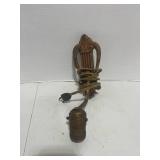 Vintage Metal Wall Sconce Art Deco Style